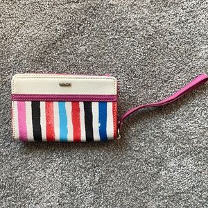 Striped wristlet